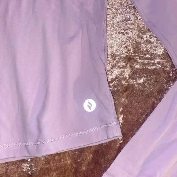 Women's Lavender Long Sleeve Top - Picture 3 of 4